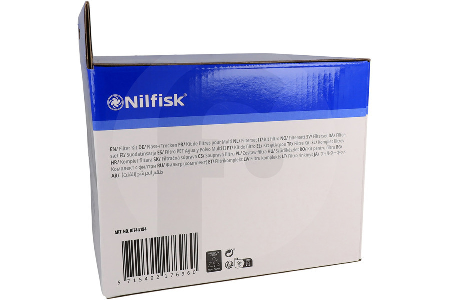 Nilfisk Staubsauger Nilfisk Motorfilter (Filter) rund (Patrone) MULTII multifunktionale Allzwecksauger (Nass-Trockensauger, Industriestaubsauger) 107417194