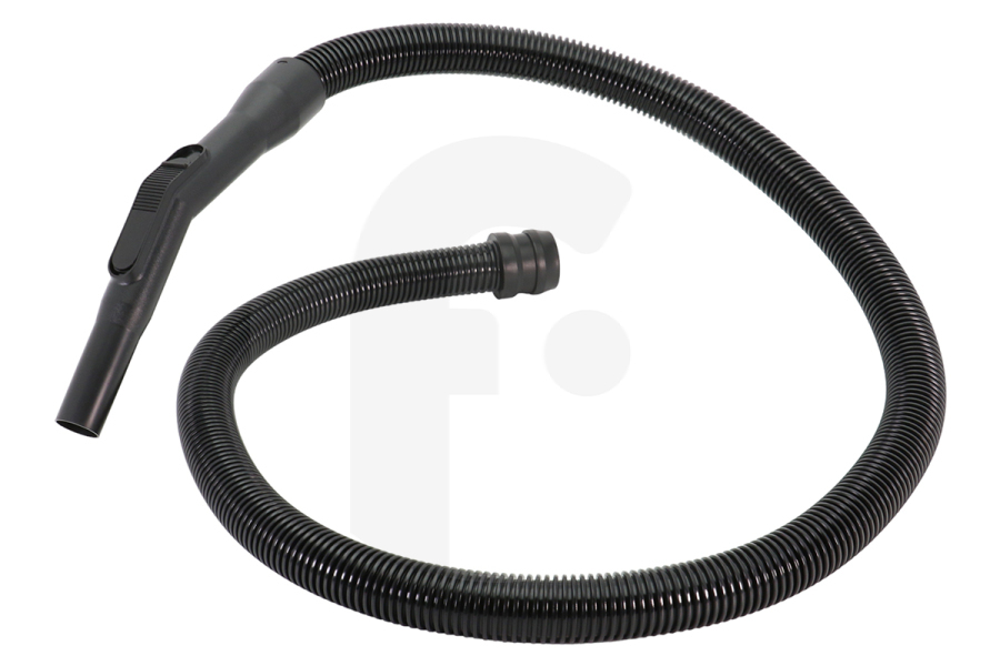 Nilfisk Aspiradora Manguera de aspiradora (tubo flexible) completa para Nilfisk ⌀ 32mm con empuñadura de pistola (mango) y pieza de conexión (prensaestopas) gris negro aspiradora 1406430500, 140 6430 500 apto para entre otros UZ934