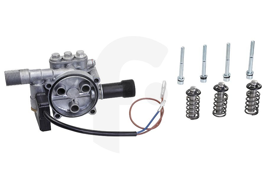Nilfisk bomba compacta de aluminio completa para hidrolimpiadora 31000520 apto para entre otros C100.6-5, C110.4-5, C120.6-6, C120.7-6