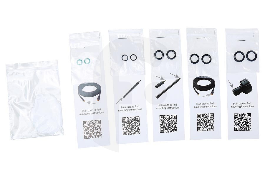 Nilfisk Idropulitrice Nilfisk kit accessory guarnizioni x10 per vaporizzatore ad aria compressa 128500292