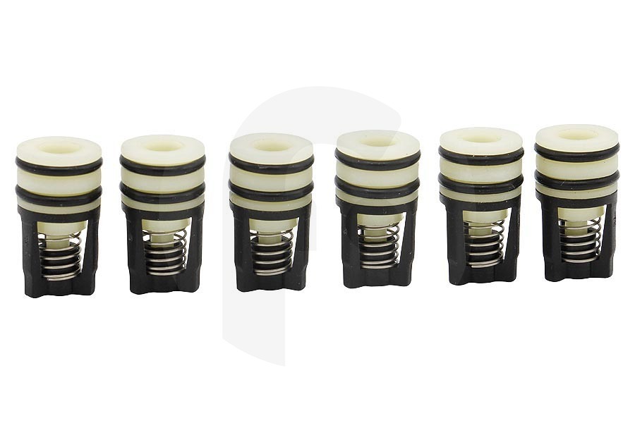 Nilfisk Hidrolimpiadora Nilfisk juego de 6 válvulas para hidrolimpiadora 127500036 apto para entre otros E130-2, E140-2, E145.2