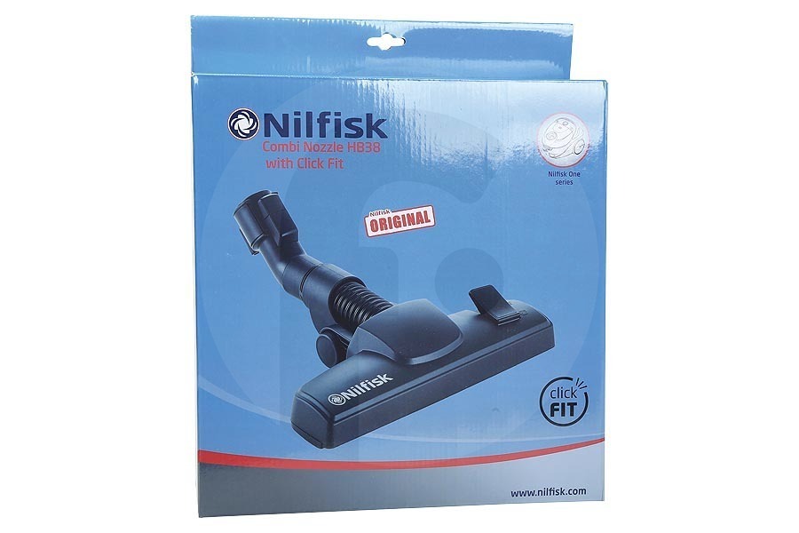Nilfisk Aspirapolvere Nilfisk HB38 spazzola combinata (spazzola di aspirazione, bocchetta combinata, spazzola per pavimenti) incl. ruota ø 32mm nero aspirapolvere 128389333