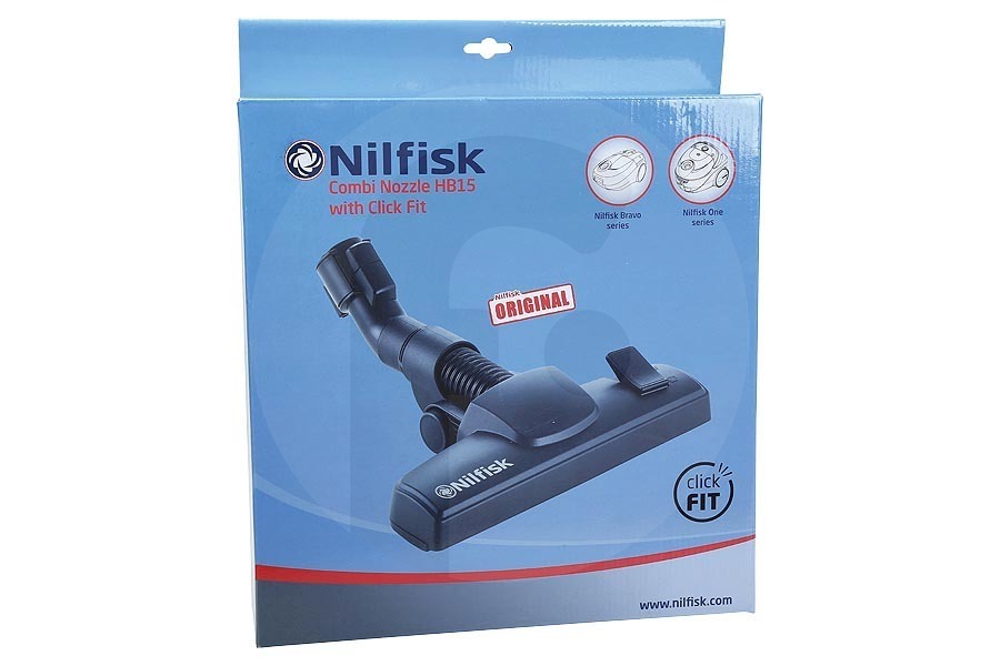 Nilfisk Aspirapolvere Nilfisk Spazzola combinata Aspirapolvere HB 15 ø 32 mm Supervifice dura o morbida 128389013
