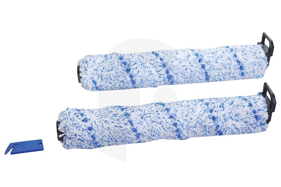 Nilfisk rullo spazzola (spazzola rotante, rullo spazzola) set di rondelle combinate aspirapolvere senza fili 128351582 adatto a tra cui Lavatrice combinata