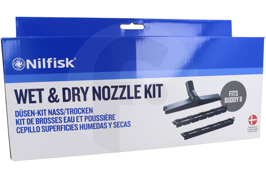 Nilfisk Aspirapolvere Nilfisk bocchetta di aspirazione adatta per superfici bagnate e asciutte incl. 4 bordi ø 35mm aspirapolvere 81943049