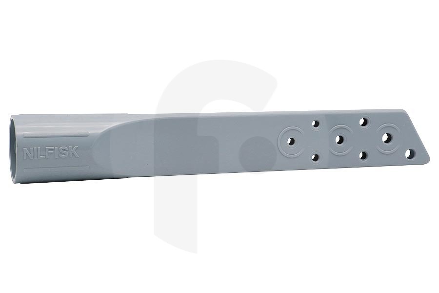 Nilfisk boquilla para ranuras (boquilla para grietas, herramienta para ranuras, boquilla para hendiduras) ø 32mm gris aspiradora 81530400 apto para entre otros GM80, GM400, serie REY