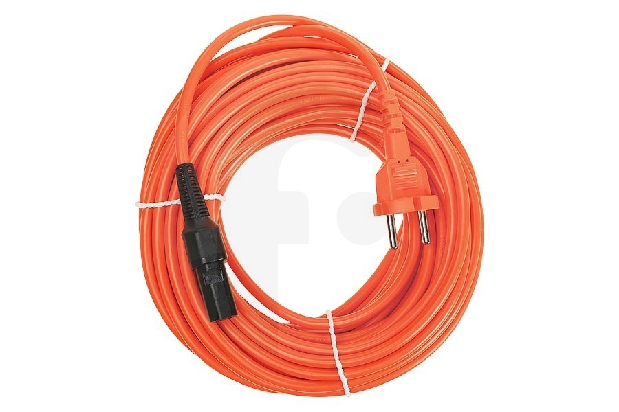 Nilfisk cable desmontable 15 m naranja para aspiradora 107402901 apto para entre otros VC300, VP300, VP600, GM80