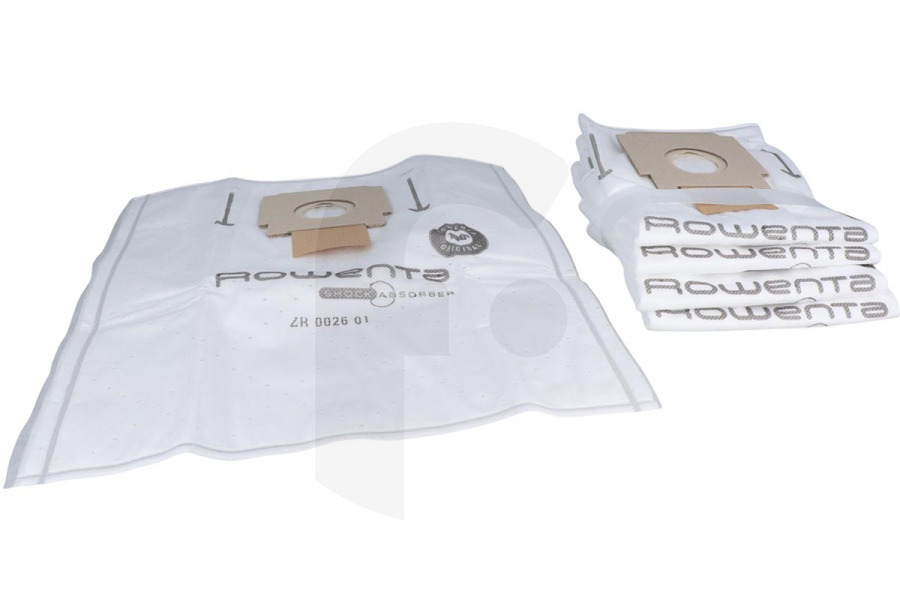 Rowenta Aspiradora Rowenta bolsa para aspiradora ZR002601 apto para entre otros RO503111, RO506111, RO513111