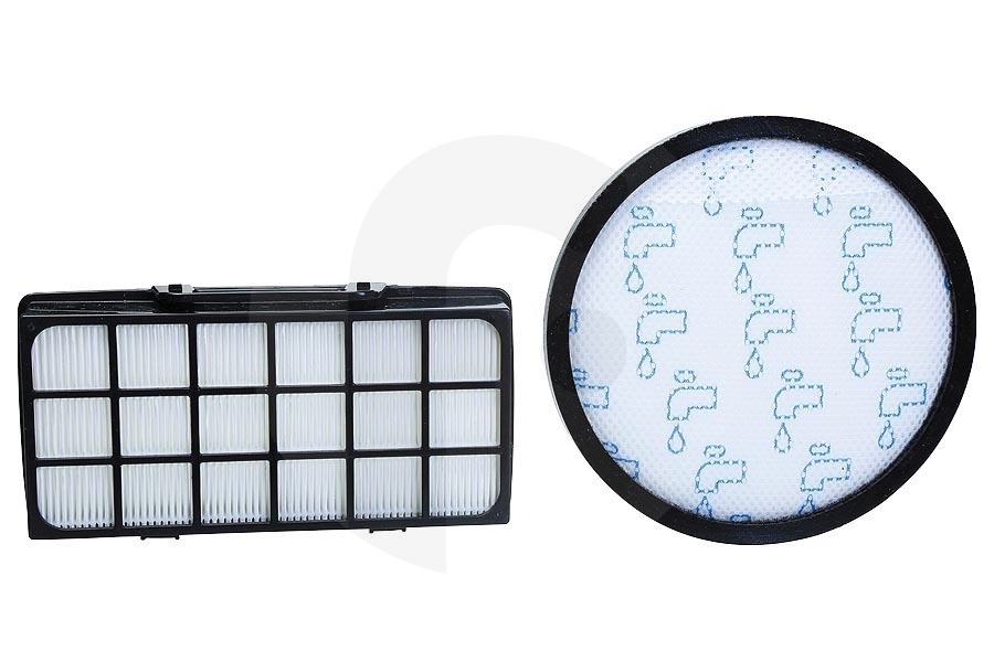 Rowenta / Tefal set de filtros X-Trem Power Cyclonic con filtro de motor y microfiltro aspiradora ZR006001, ZR-006001 apto para entre otros X-Trem Power Cyclonic