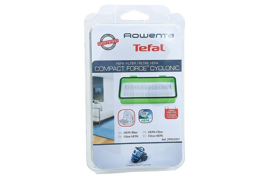 Rowenta Staubsauger HEPA-Filter (Allergie) grün für u.a. Rowenta Staubsauger ZR902001