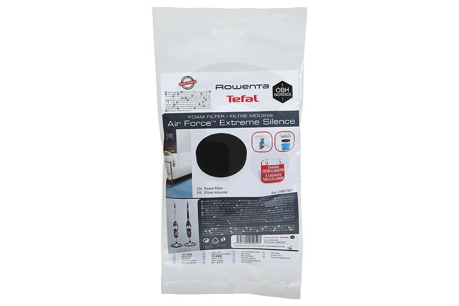 Rowenta Aspiradora Filtro espuma Aspiradora RS-RH5281
