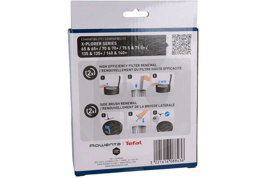 Rowenta Robot aspirapolvere Rowenta ZR185002 Starter Kit Aspirapolvere