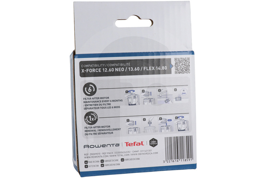 Rowenta  Rowenta Luftfilter für Staubsauger ZR009015