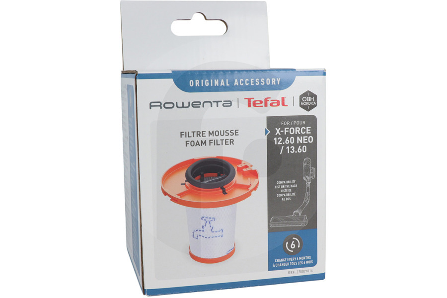 Rowenta  Rowenta Schaumstofffilter für Staubsauger ZR009014
