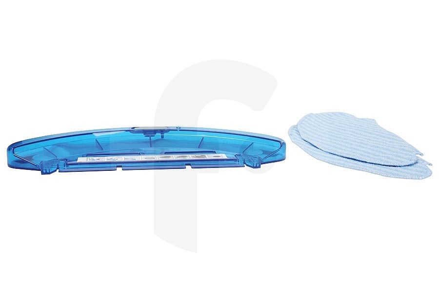 Rowenta Aspirapolvere Tergipavimenti (spazzola tergipavimenti) incl. 4 panni in microfibra blu per Rowenta e altri robot aspirapolvere ZR690002