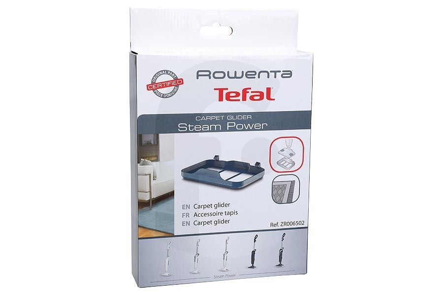 Rowenta Pulitore a vapore e Scopa a vapore Accessorio per pulizia tappeti per spazzola per pavimenti per Rowenta, Tefal e altri pulitore a vapore ZR006502
