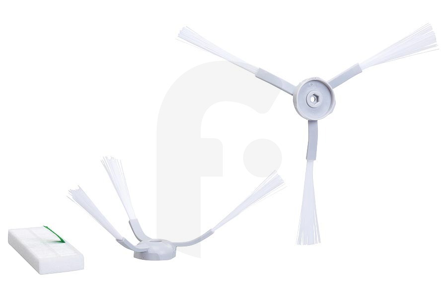 Rowenta Aspirapolvere Kit accessori (kit di ricambio) set da 3 per Rowenta, Tefal e altri robot aspirapolvere ZR740003