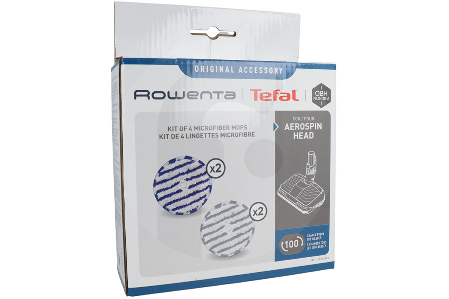 Rowenta  Rowenta mopas de microfibra para aspiradora ZR009503