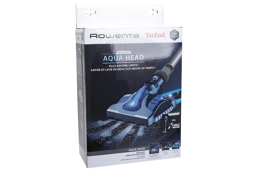 Rowenta Aspirapolvere Bocchetta per aspirazione acqua (bocchetta per pavimenti) per pavimenti bagnati Aqua Head per Rowenta, Tefal e altri aspirapolvere senza fili ZR009600