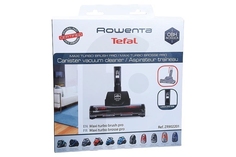 Rowenta Aspiradora Maxicepillo turbo pro Aspiradora ZR902201