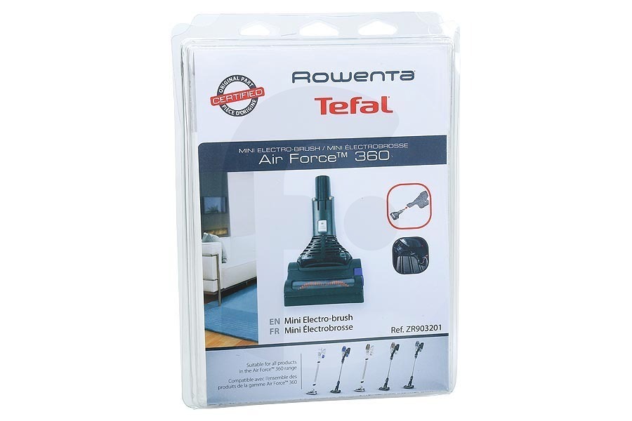 Rowenta Staubsauger Mini-Turbobürste (Power-Bürste) für u.a. Rowenta, Tefal Akku-Staubsauger ZR903201
