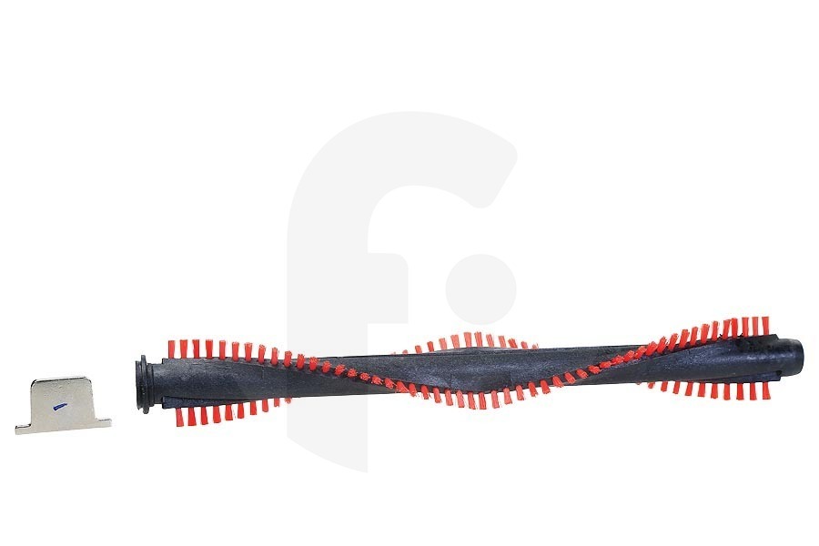 Rowenta Rodillo de cepillo (cepillo giratorio) negro rojo para , Tefal y otros aspiradora inalámbrica RSRH5766, RS-RH5766 apto para entre otros Air Force 360, Air Force 560 Flex