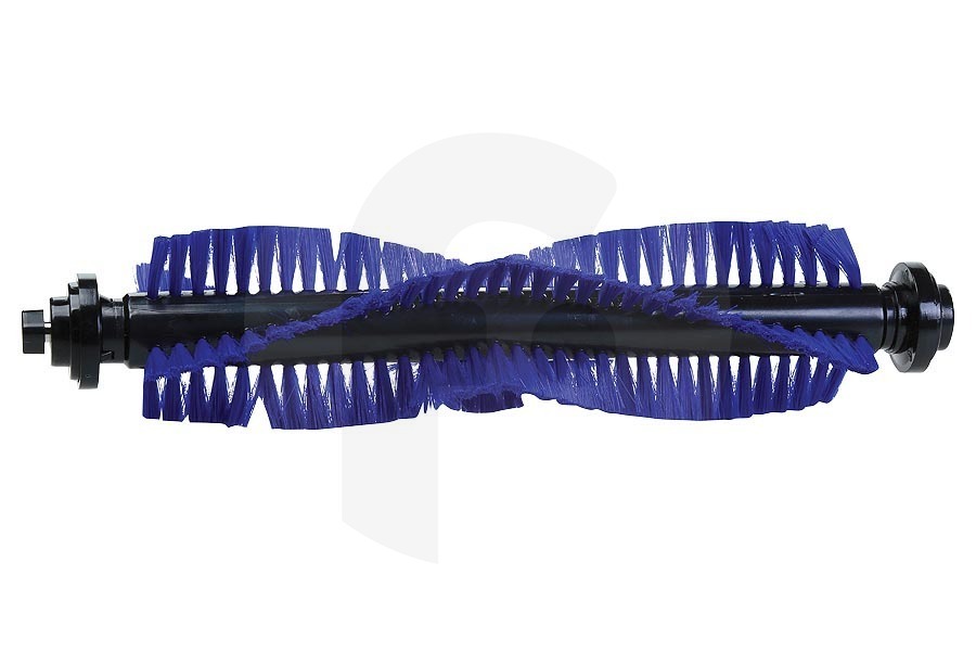 Rowenta Rodillo de cepillo (cepillo giratorio) negro azul para , Tefal y otros robot aspirador RS2230001058, RS-2230001058 apto para entre otros RR6825, RR6871, RR6943