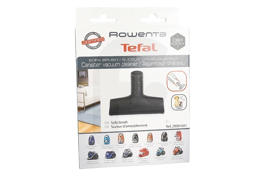 Rowenta Aspirapolvere Bocchetta per mobili (spazzola per mobili) ø 36 mm per Rowenta, Tefal e altri aspirapolvere ZR901601