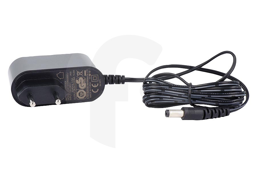 Rowenta Aspiradora Cargador (adaptador, enchufe, transformador, cable) 26V para Rowenta, Tefal y otros aspiradora inalámbrica FS9100029896, FS-9100029896 apto para entre otros RH6751WO, RH6756WO, TY6753WO