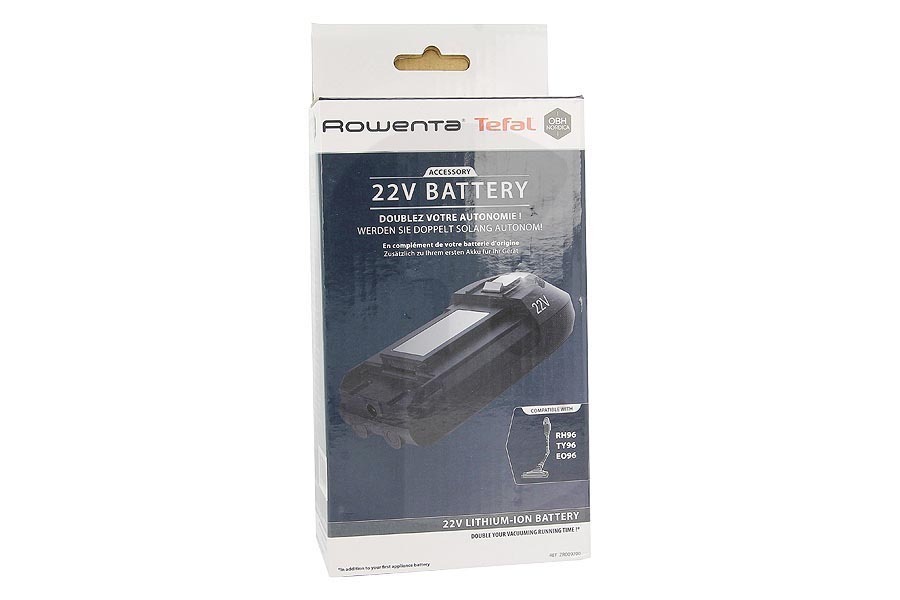 Rowenta Aspirapolvere Batteria agli ioni di litio X-Force 22V per Rowenta, Tefal e altri aspirapolvere senza fili ZR009700