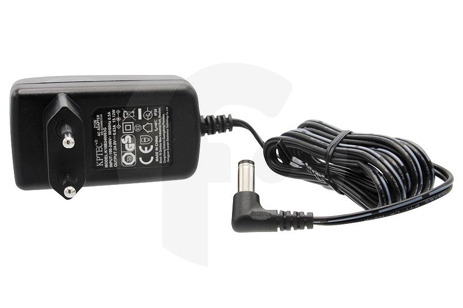 Rowenta Aspiradora Cargador (adaptador, alimentador, cable) 24V para Rowenta, Tefal y otros robot aspirador SS2230002530, SS-2230002530 apto para entre otros RR7647WH, RR7635WH, RG7687WH, RR9695, RR9695WH, RR9675WH