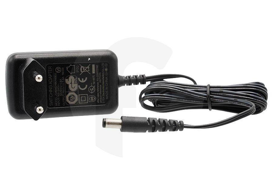 Rowenta Aspiradora Cargador (adaptador, alimentador, cable) 19V para Rowenta, Tefal y otros robot aspirador RS2230002092, RS-2230002092 apto para entre otros RR7747WH, RR7755WH, RG7765WH