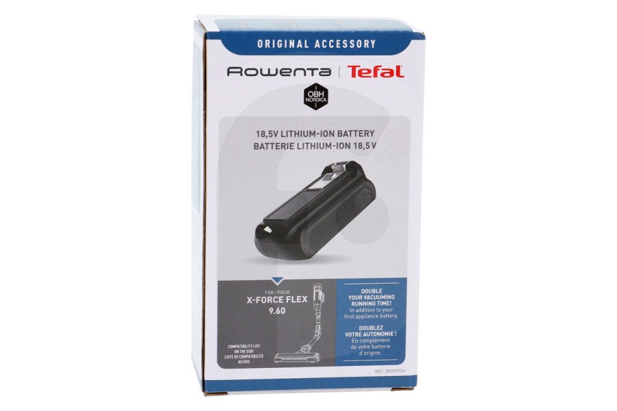 Rowenta Aspirapolvere Rowenta batteria agli ioni di litio ricaricabile 18,5V per aspirapolvere a scopa senza fili ZR009711