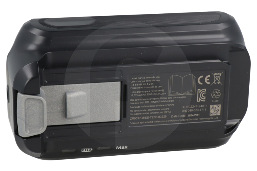 Rowenta batería 18,5 voltios para aspiradora ZR009708 apto para entre otros X-Pert 7.60 RH6A31, X-Pert 7.60 RH6A75