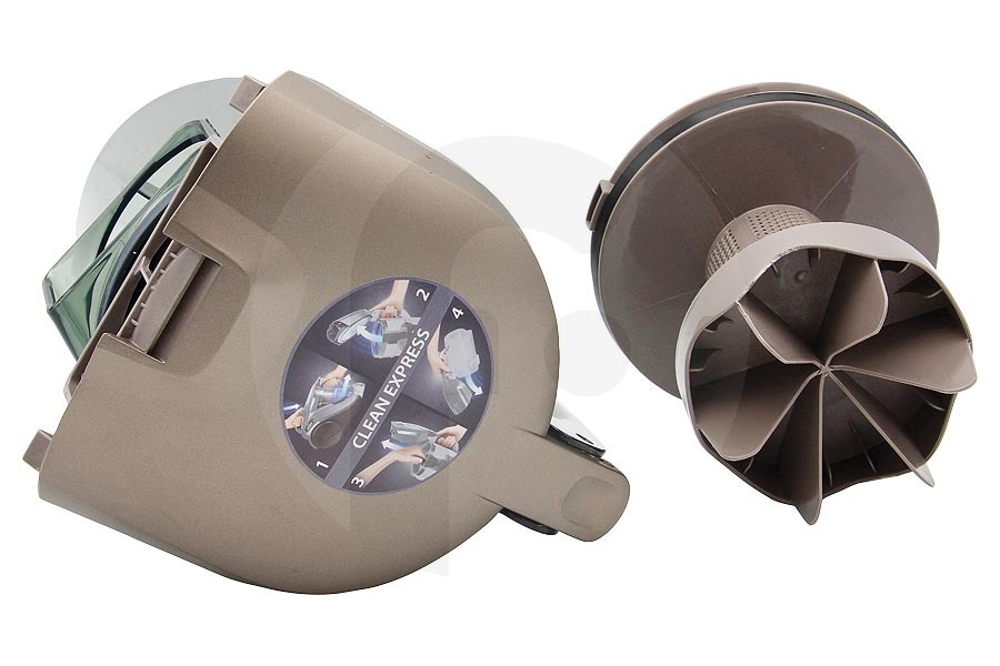Rowenta Aspirapolvere Contenitore della polvere (serbatoio) grigio per Rowenta, Tefal e altri aspirapolvere RSRT900593, RS-RT900593