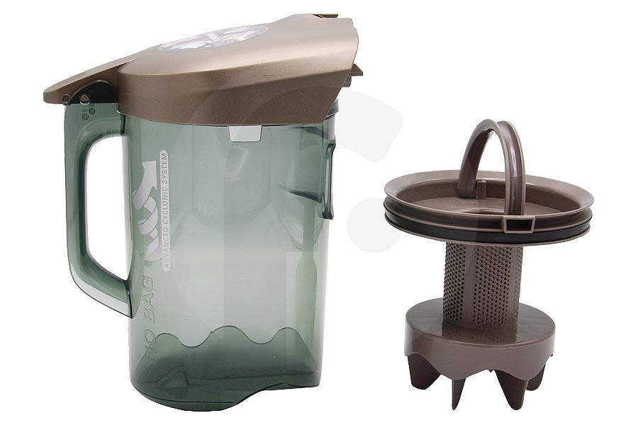 Rowenta Aspirapolvere Contenitore della polvere (serbatoio) grigio per Rowenta, Tefal e altri aspirapolvere RSRT900593, RS-RT900593
