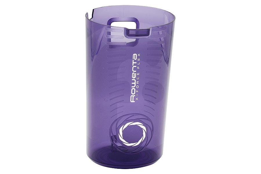 Rowenta Aspiradora Contenedor de polvo (depósito) púrpura para Rowenta, Tefal y otros aspiradora inalámbrica SS2230002462, SS-2230002462 apto para entre otros RH9611WO, RH9638WO, RH9639WO