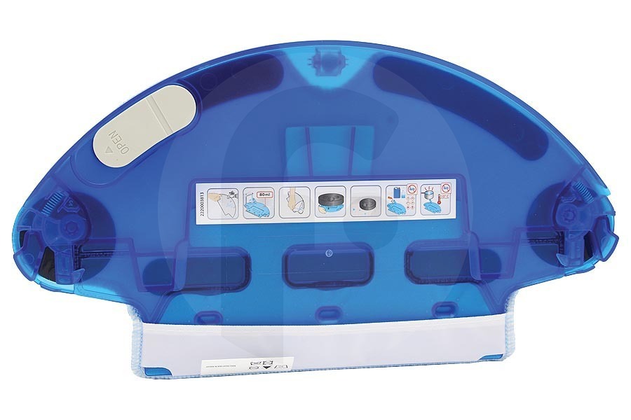 Rowenta Aspirapolvere Serbatoio dell'acqua (serbatoio d'acqua) incl. spazzole lavapavimenti per Rowenta, Tefal e altri robot aspirapolvere SS2230002550, SS-2230002550