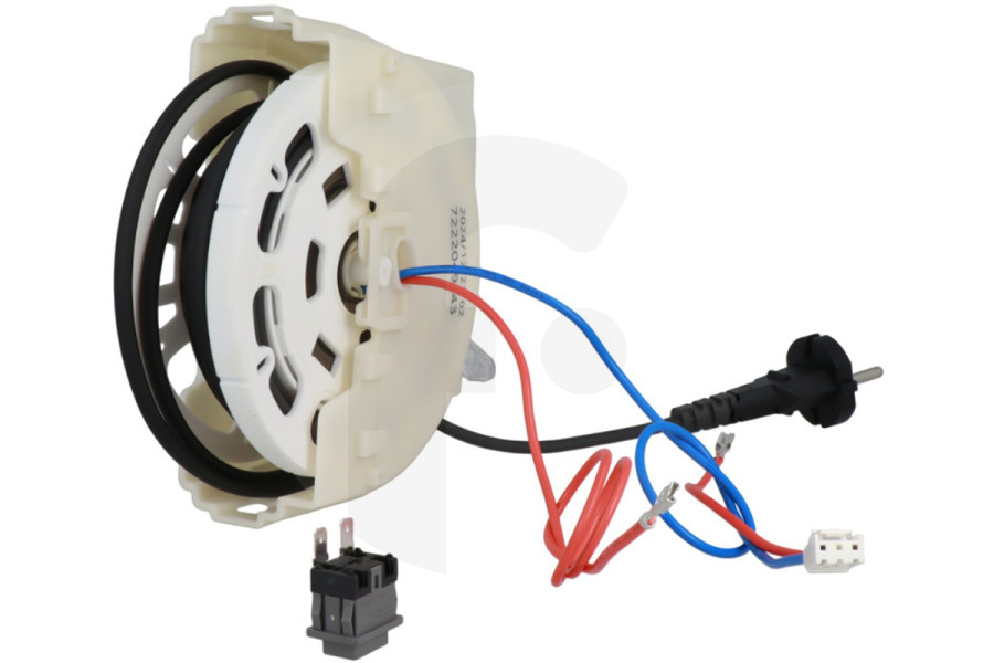 Rowenta Aspiradora Carrete de cable (bobina) incl. cable e interruptor aspiradora SS7235004500, SS-7235004500