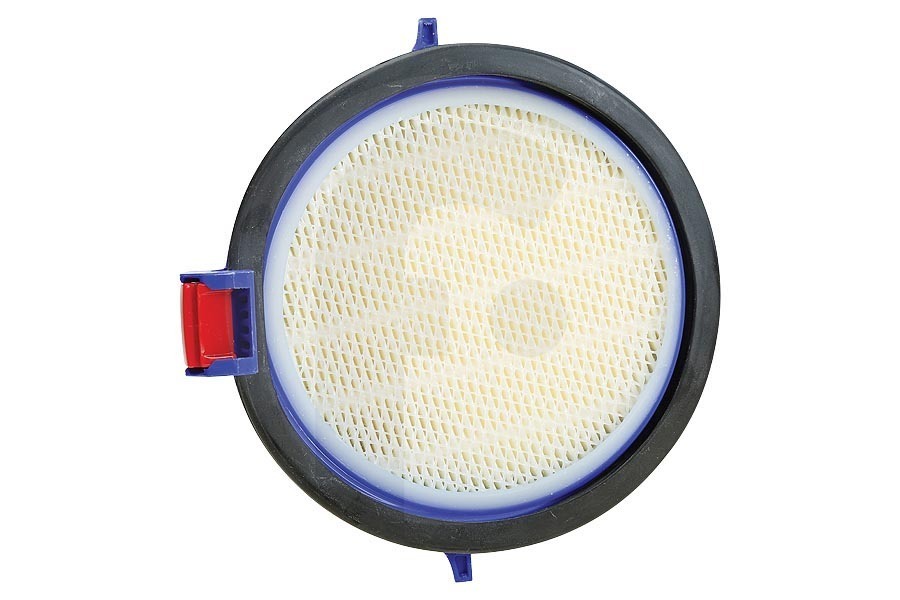 Dyson Aspirapolvere Dyson DC25 Post Filter Assy filtro blu con camma di bloccaggio rossa aspirapolvere 91618806, 916188-06