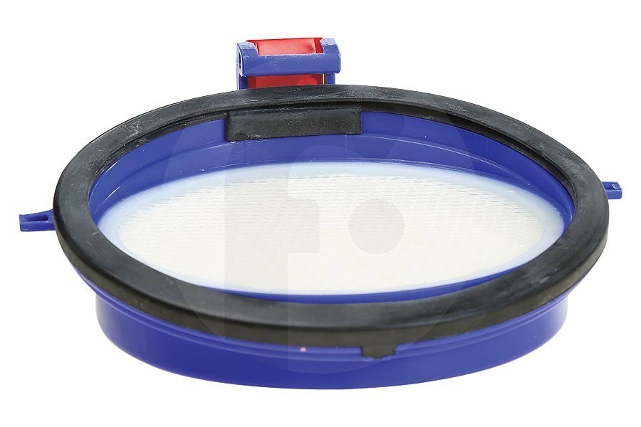 Dyson Aspirapolvere Dyson DC25 Post Filter Assy filtro blu con camma di bloccaggio rossa aspirapolvere 91618806, 916188-06