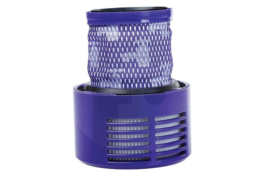 Dyson Big Filter Aspiradora Filtro grande (cartucho, filtro de escape) para  V10 / SV12 azul / morado, lavable aspiradora 96908201, 969082-01 apto para entre otros SV12 Absoluto, Fluffy, Multi Clean