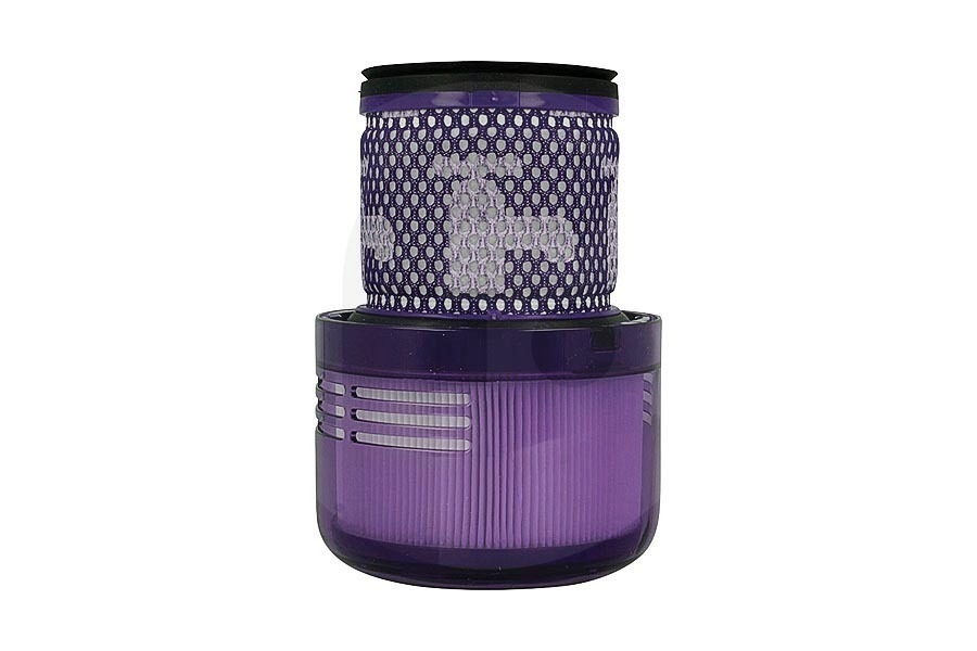 Dyson V11 Filter Unit unidad de filtro (cartucho) azul / púrpura aspiradora 97001302, 970013-02 apto para entre otros V11