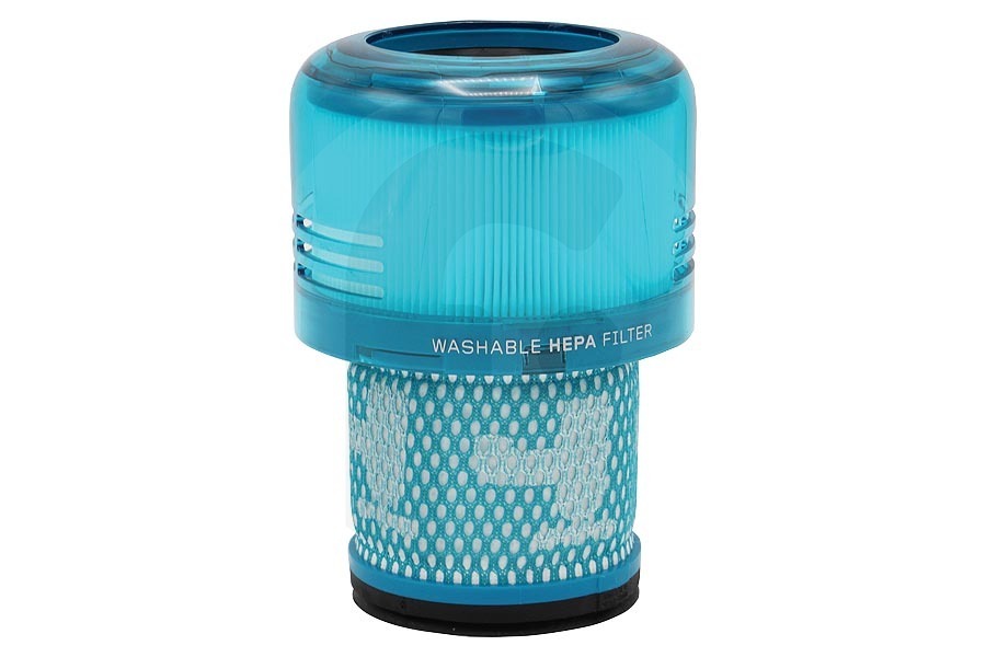 Dyson unidad de filtro (cartucho) filtro lavable azul aspiradora inalámbrica 97001303, 970013-03 apto para entre otros SV22, V15