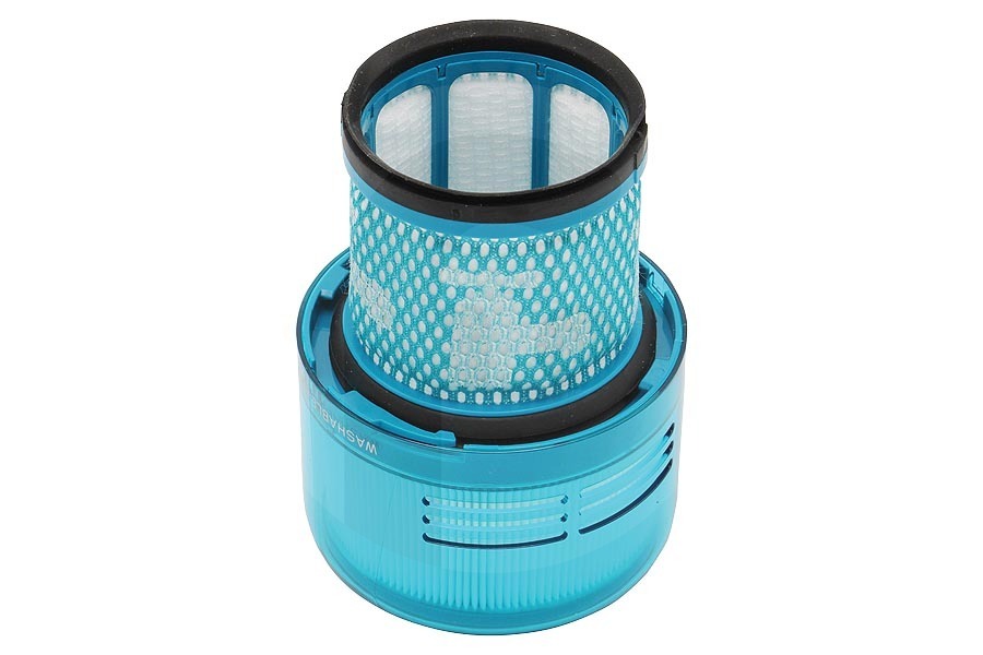 Dyson Staubsauger Dyson Filtereinheit (Patrone) Filter waschbar blau Akku-Staubsauger 97001303, 970013-03