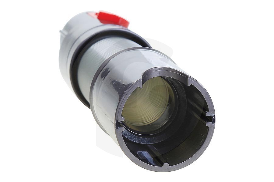 Dyson Aspirapolvere Dyson V8 tubo di prolunga (tubo aspirapolvere, tubo flessibile) per accessori con raccordo (pressacavo) estensibile grigio rosso aspirapolvere 96776402, 967764-02