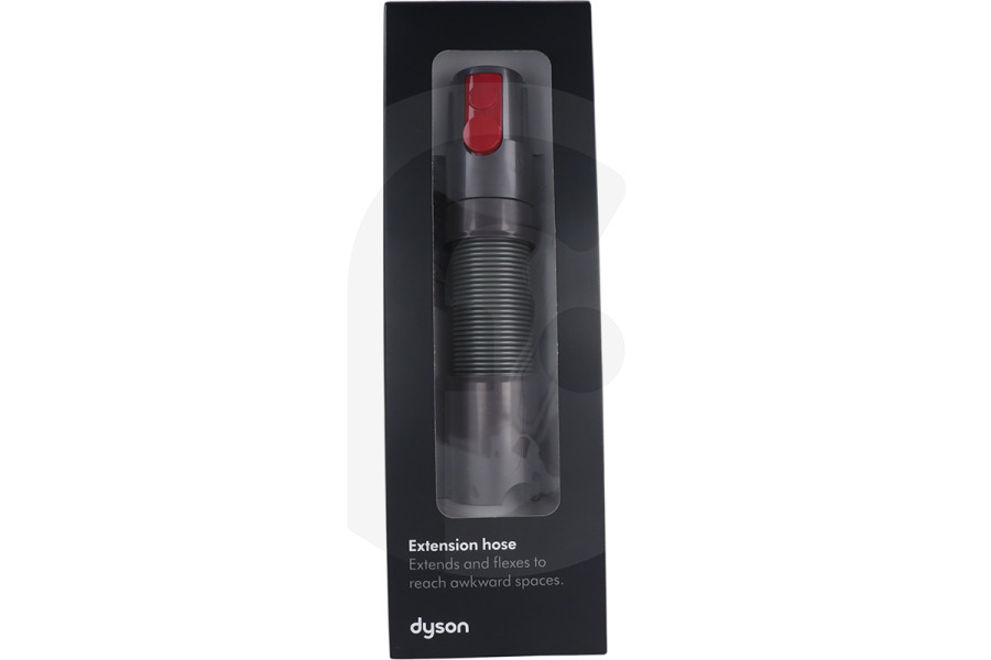 Dyson Aspirapolvere Dyson V8 tubo di prolunga (tubo aspirapolvere, tubo flessibile) per accessori con raccordo (pressacavo) estensibile grigio rosso aspirapolvere 96776402, 967764-02