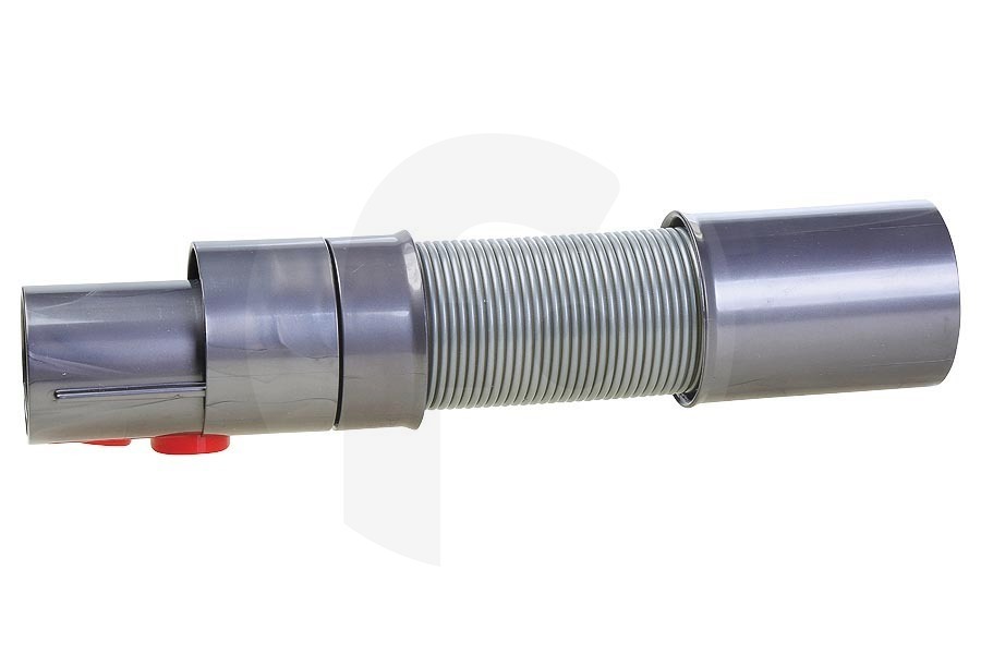 Dyson Aspirapolvere Dyson V8 tubo di prolunga (tubo aspirapolvere, tubo flessibile) per accessori con raccordo (pressacavo) estensibile grigio rosso aspirapolvere 96776402, 967764-02