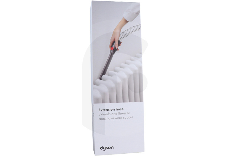 Dyson Aspirapolvere Dyson V8 tubo di prolunga (tubo aspirapolvere, tubo flessibile) per accessori con raccordo (pressacavo) estensibile grigio rosso aspirapolvere 96776402, 967764-02