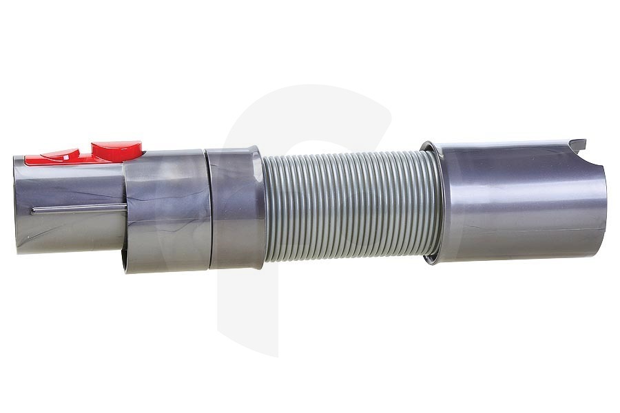 Dyson Aspirapolvere Dyson V8 tubo di prolunga (tubo aspirapolvere, tubo flessibile) per accessori con raccordo (pressacavo) estensibile grigio rosso aspirapolvere 96776402, 967764-02